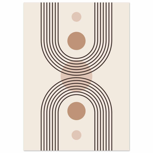 Artfulprints  Boho – Central calm   poster 50x70 cm - vtwonen shop