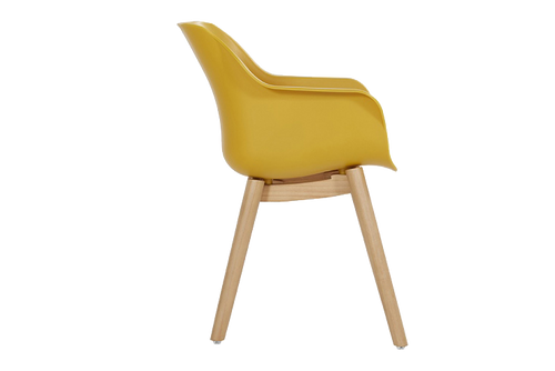 Hartman Tuinstoel Sophie - Geel/Naturel - Set Van 2 - vtwonen shop