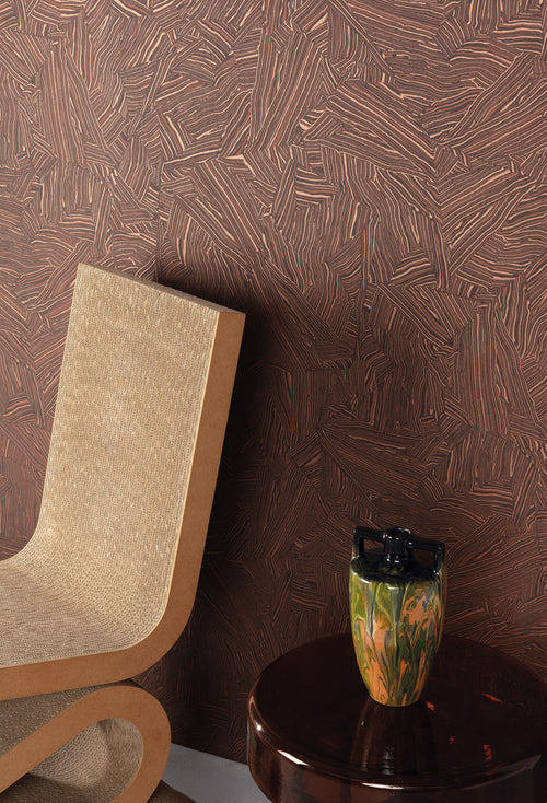 Masureel behang grafisch motief bruin - 70 cm x 10.05 m - 631700 - vtwonen shop
