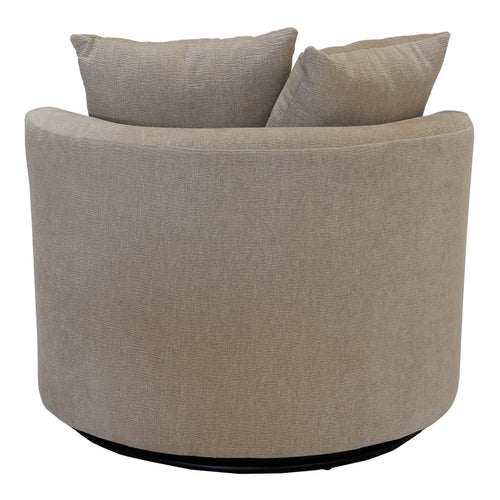 Giga Meubel Fauteuil Thony Luxe Draaibaar - Taupe - Zithoogte 46cm - vtwonen shop