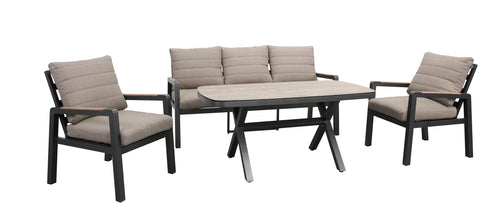 Sens-Line - Donna Loungeset 4-delig - Aluminium
