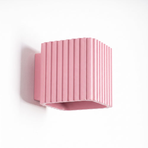 Sollux Lighting Wandlamp RIFF roze G9 - 10x12x10cm