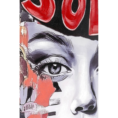Kare Design Schilderij Muse Collage 80x120cm
