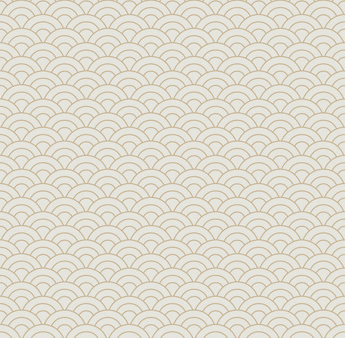 Sanders & Sanders behang art deco bogen beige - 53 cm x 10 m - 640362 - vtwonen shop