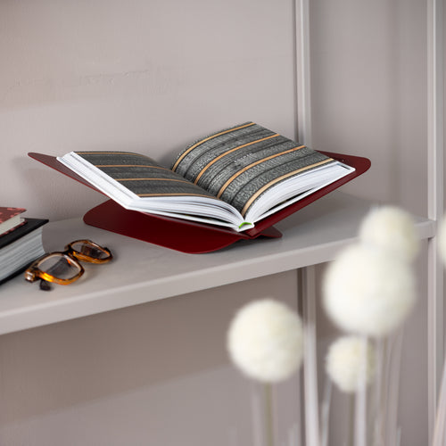 Spinder Design boekenstandaard Atalanta - Burgundy - vtwonen shop