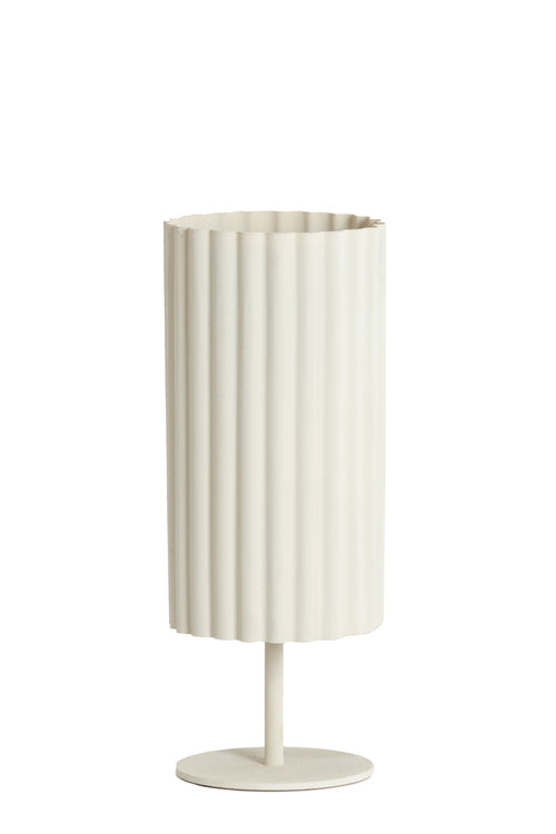 Light & Living tafellamp ARDALES - wit - Ø16x42cm - vtwonen shop