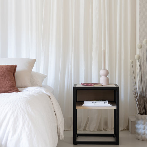 Spinder Design nachtkastje Diva One-Nightstand - Zwart