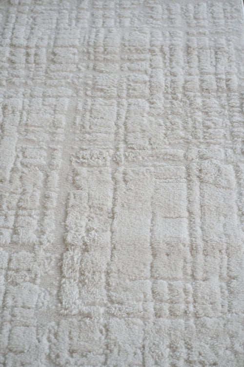 Interieur05 Scandinavisch vloerkleed Prent creme/wit - 160 x 235 cm