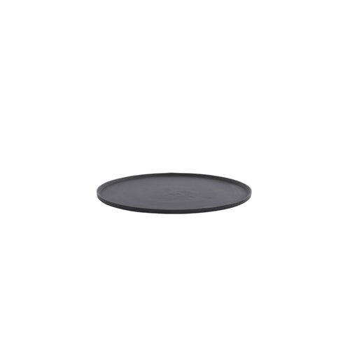 Light & Living decoratie schaal Maes - zwart - 40x40x1.5 cm