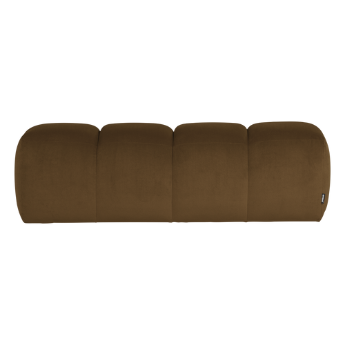 WOOOD eetbank 164 cm Mojo - Velvet - Honinggeel - 49x164x45