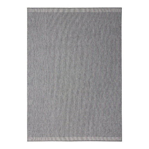 Buitenkleed Border - Grijs/wit - dubbelzijdig - EVA Interior - 160 x 230 cm - vtwonen shop