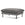 Cosmopolitan Design Poef Vienna flueel, donkergrijs - 73x93x43cm