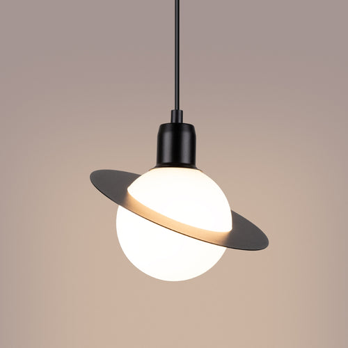 Sollux Lighting Hanglamp HYPERION 1 zwart - 20x20x125cm