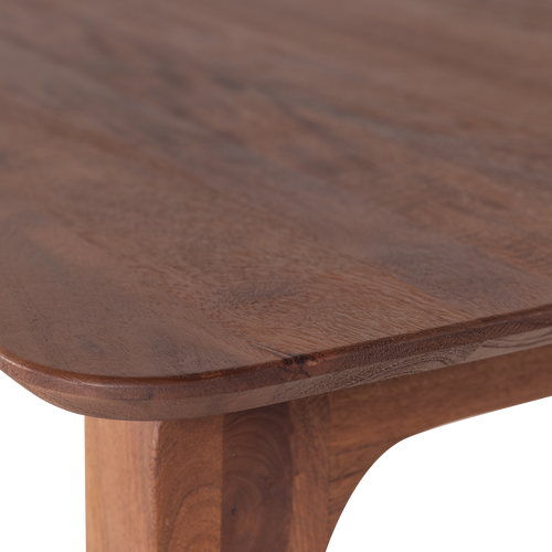 WOOOD eettafel 180x95 cm Rubo - Mangohout - Bruin - 77x180x95