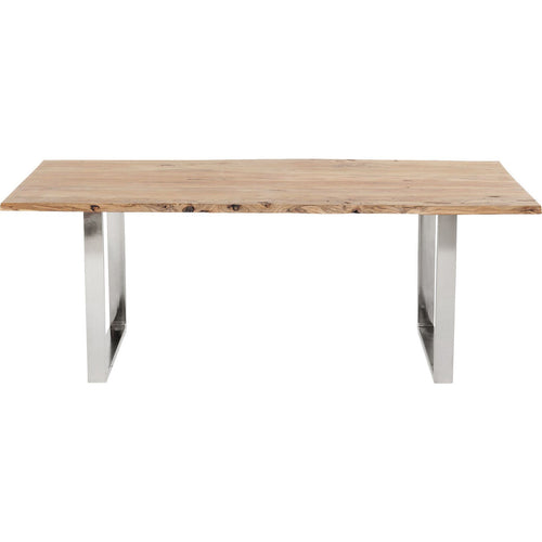 Kare Design Eettafel Harmony 160x80cm acacia chroom - vtwonen shop