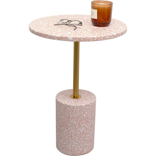 Kare Design Bijzettafel Amore Ø40cm roze - vtwonen shop