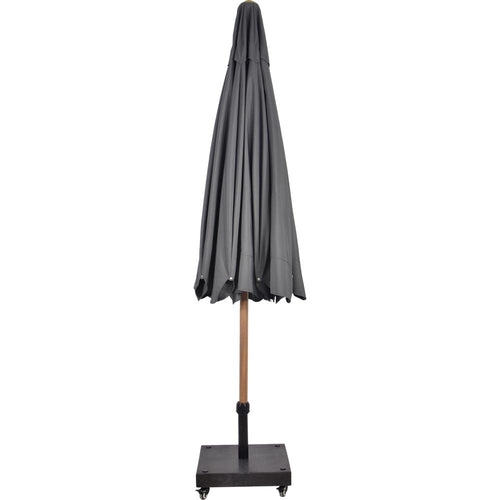 Lesli Living push-up parasol Libra - grijs - Ø300cm