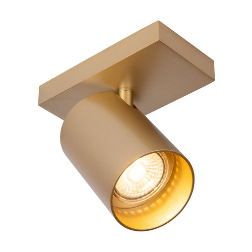Atmooz plafondlamp Nuo 1 - goud - goud binnenin - 15 x 10 x H 12 cm - GU10