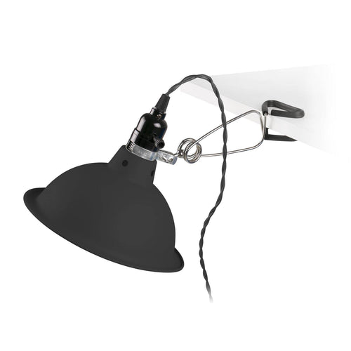 Faro Pepper - 1 Light Tafel Clip On Lamp Zwart, E27