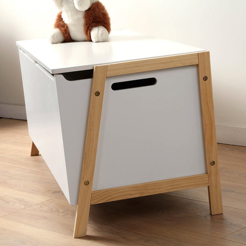 Calicosy - Opbergkist Kinderkamer - Wit - 40x99x43 cm