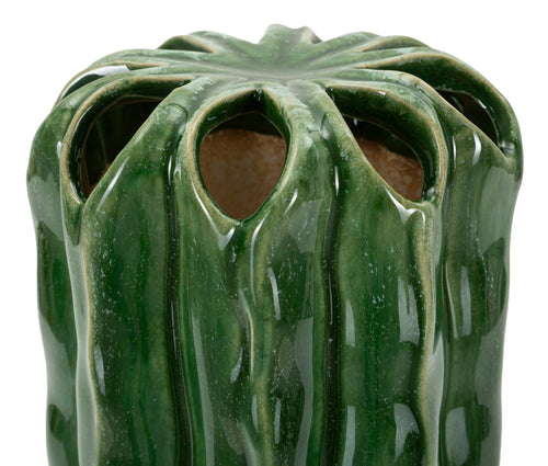 Mauro Ferretti vaas - 11,5x23,5 cm - groen