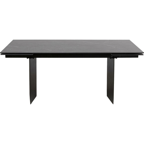 Kare Design Uitschuifbare eettafel Novel 180x90cm zwart - vtwonen shop
