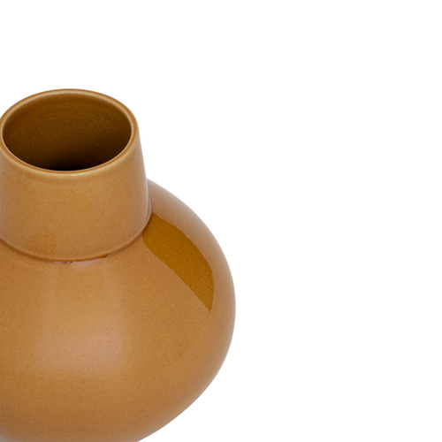 Urban Nature Culture vaas Cody, golden brown - Ø 24 * 27.5  cm