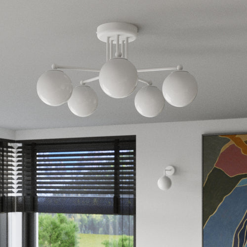 Sollux Lighting Kroonluchter ASTRAL 3 wit - 62x62x29cm