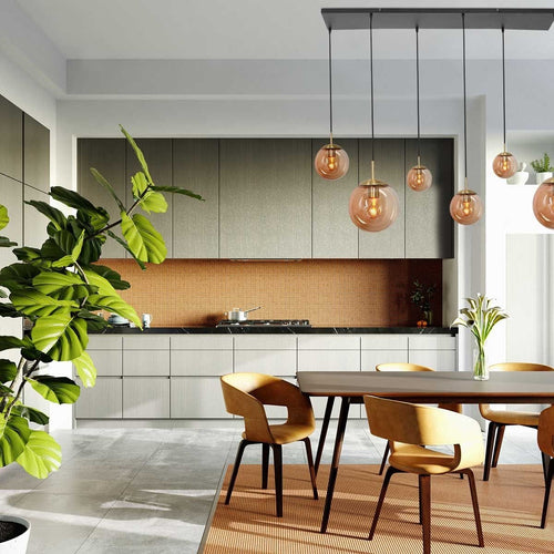 Steinhauer hanglamp bollique - 6 lichts - 120  x 160   cm - messing - vtwonen shop