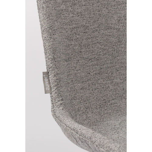 Zuiver Albert Kuip Soft Eetkamerstoelen  Lichtgrijs - Set van 2