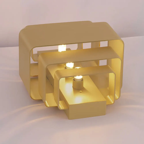 Artdelight wandlamp Layers - 3 lichts - 12  x 28   cm - champagne - vtwonen shop