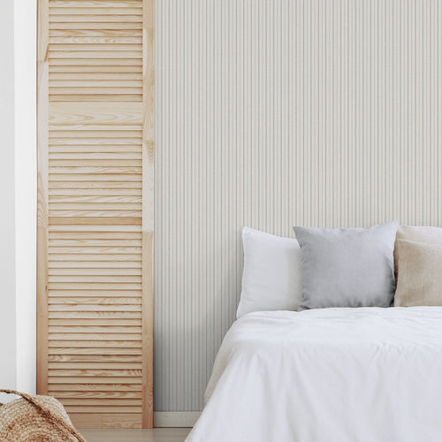 Sanders & Sanders behang strepen grijs en rood - 53 cm x 10.05 m - 640711