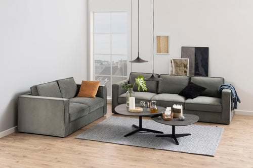 Rebellenclub Salontafel Volterra - 84 x 77 cm - Zwart Keramiek - vtwonen shop