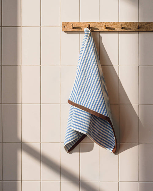 noo.ma Gobo badhanddoek babyblauw 140 x 70 cm
