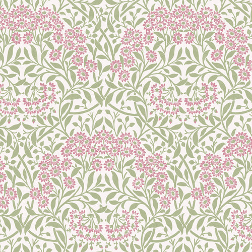 William Morris at Home Vliesbehang - Michaelmas Daisy Pink Cedar