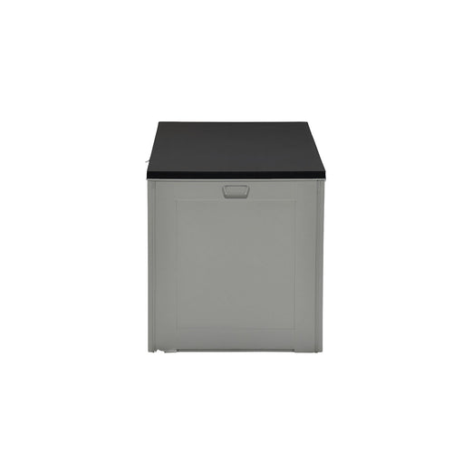 Primo kussenbox - kunststof - 680L - 146x71 cm - donkergrijs - zwart