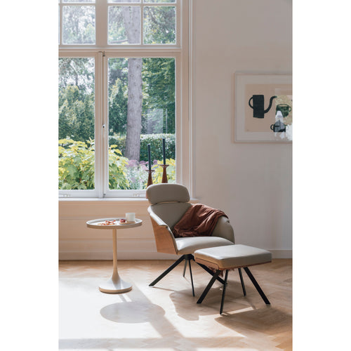 Zuiver Jason Bijzettafel Rond 46 cm Beige