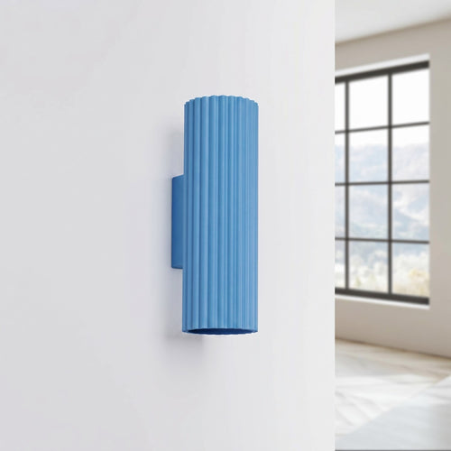 Sollux Lighting Wandlamp KARBON 20 azuur - 6,5x8,5x20cm