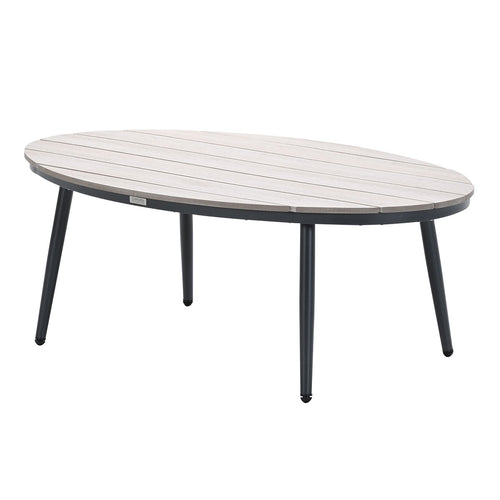 Garden Impressions loungetafel Lucas light teak vironwood - ovaal 120 cm