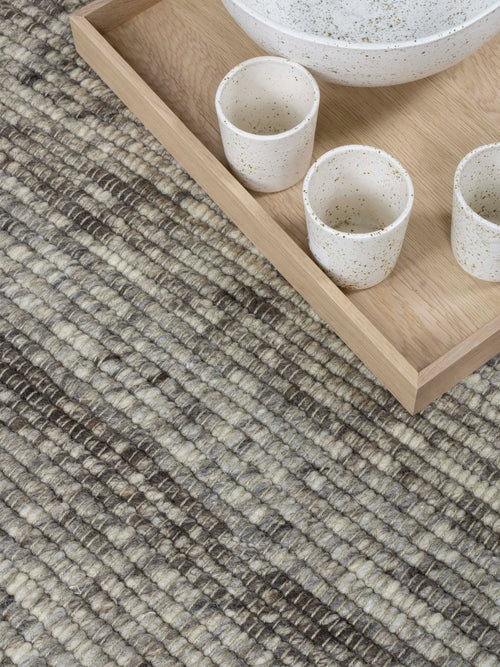 Rebellenclub Vloerkleed Evert - Bruin 140x200 cm - vtwonen shop