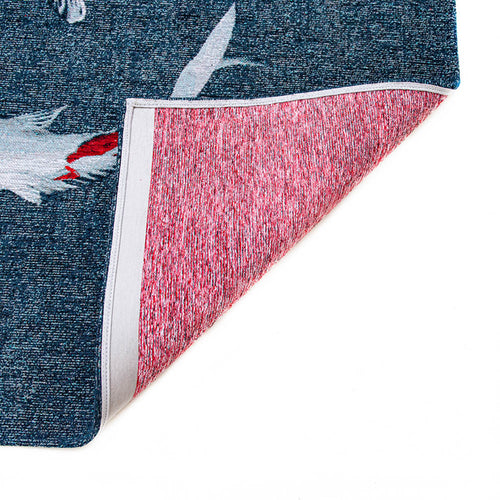 Louis De Poortere vloerkleed Japanese Pond - blauw - 100x140cm - vtwonen shop