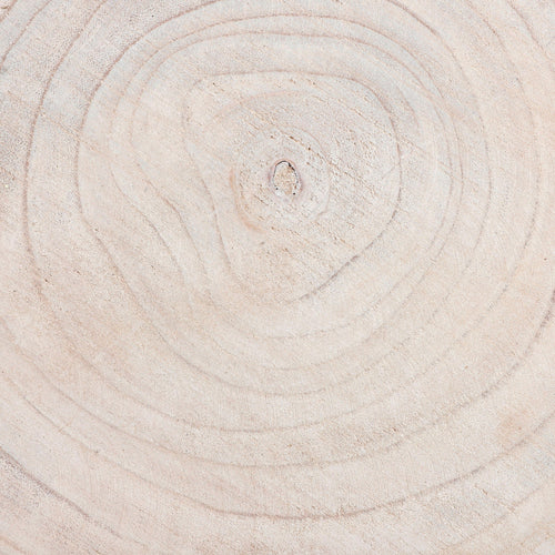 Mica Decorations Pia Boomstam Bijzettafel - H14 x Ø40 cm - Lichtbruin - vtwonen shop