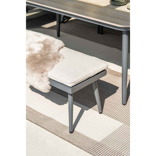 Garden Impressions lounge dining set Burela taupe - 6-delig - links