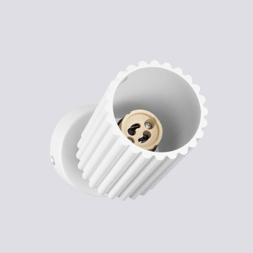 Sollux Lighting Plafondlamp KARBON 1 wit - 7x7x18cm