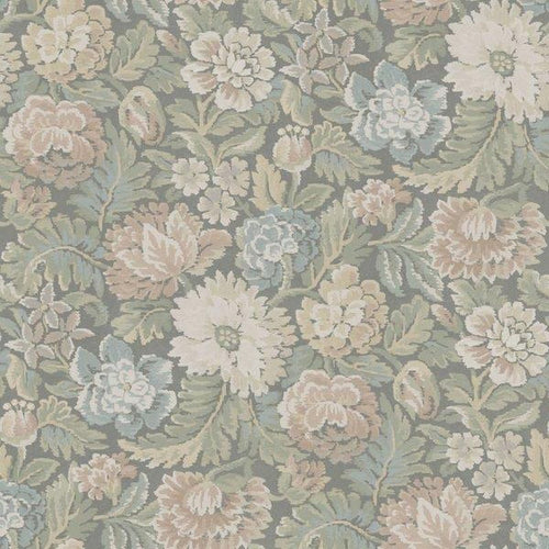 Borastapeter behang vintage bloemen vergrijsd groen - 53 cm x 10.05 m - 660219 - vtwonen shop