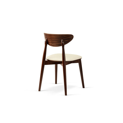 Set van 2 fluwelen stoelen Rina flueel ivoor - 48x47.5x79cm