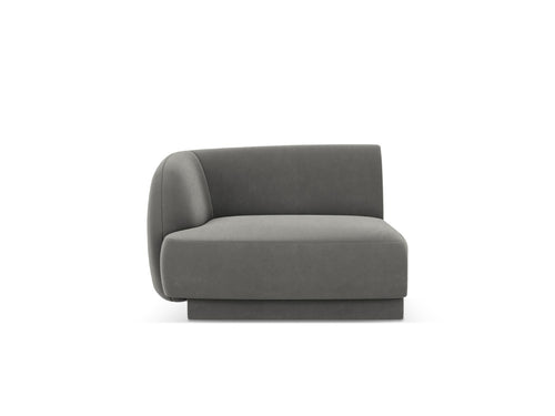 Micadoni linker module Miley flueel lichtgrijs - 90x90x70cm