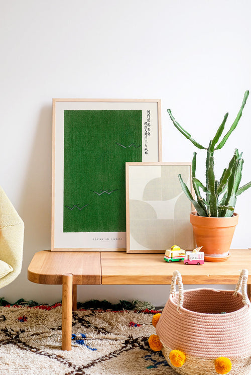 Yatsuo no Tsubaki - Woodblock print IIII - PSTR studio Kunst Poster - vtwonen shop