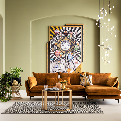 Kare Design Salontafel Roma (2/Set) zwart goud - vtwonen shop