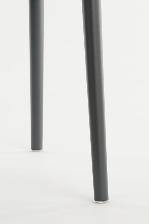 Mica Decorations  Paloma Tuinstoel - L53 x B53 x H78 cm - Polypropyleen - Grijs